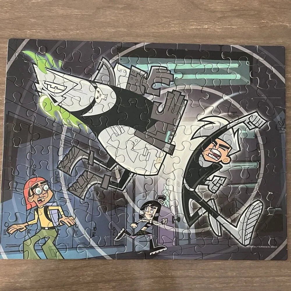 Vintage 2005 Danny Phantom Puzzle 100 Pieces Nickelodeon Complete READ